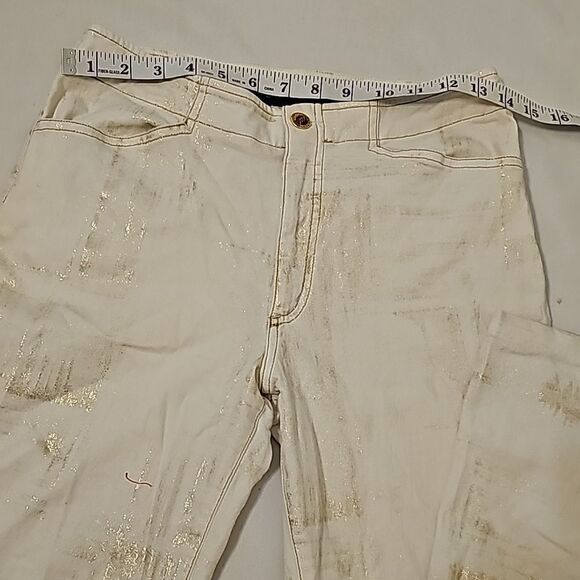 Angelo marani abstract art pants made In Italy size 46 - Picture 5 of 11